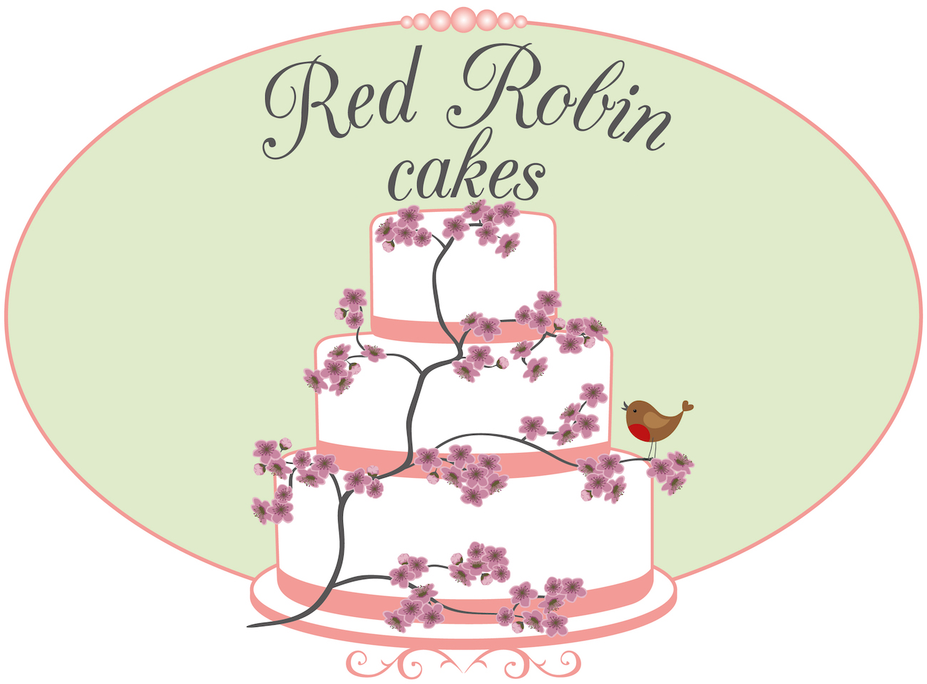 Red Robin Cakes Logo